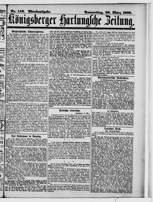 Königsberger Hartungsche Zeitung vom 26.03.1908