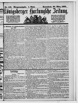 Königsberger Hartungsche Zeitung vom 28.03.1908