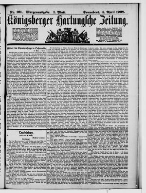 Königsberger Hartungsche Zeitung vom 04.04.1908