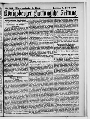 Königsberger Hartungsche Zeitung vom 05.04.1908