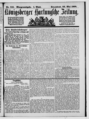 Königsberger Hartungsche Zeitung vom 23.05.1908