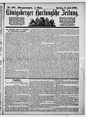 Königsberger Hartungsche Zeitung on Jul 3, 1908