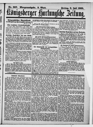 Königsberger Hartungsche Zeitung on Jul 3, 1908