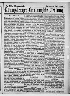 Königsberger Hartungsche Zeitung on Jul 3, 1908