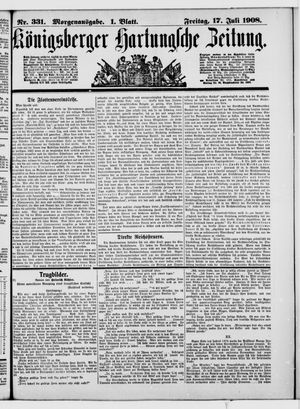 Königsberger Hartungsche Zeitung vom 17.07.1908