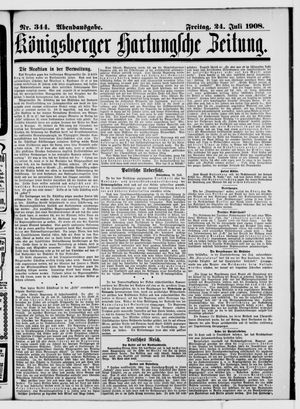 Königsberger Hartungsche Zeitung vom 24.07.1908