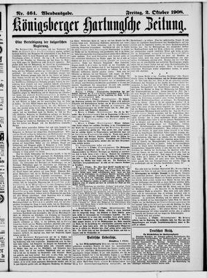 Königsberger Hartungsche Zeitung on Oct 2, 1908