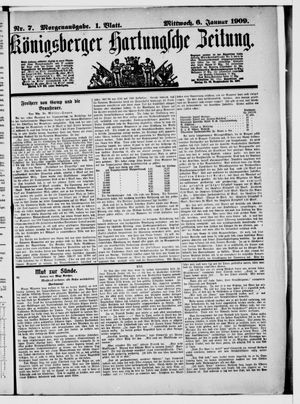 Königsberger Hartungsche Zeitung vom 06.01.1909
