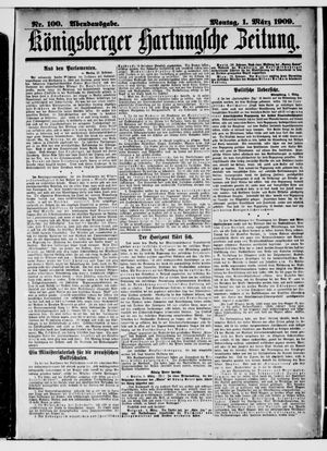 Königsberger Hartungsche Zeitung on Mar 1, 1909