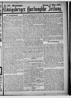 Königsberger Hartungsche Zeitung vom 05.03.1909