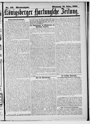 Königsberger Hartungsche Zeitung on Mar 10, 1909