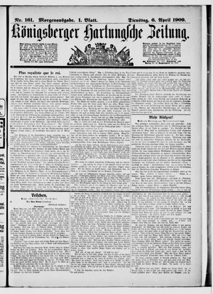 Königsberger Hartungsche Zeitung vom 06.04.1909