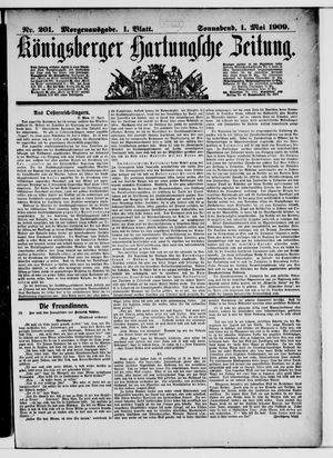 Königsberger Hartungsche Zeitung vom 01.05.1909