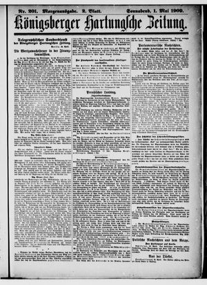 Königsberger Hartungsche Zeitung vom 01.05.1909