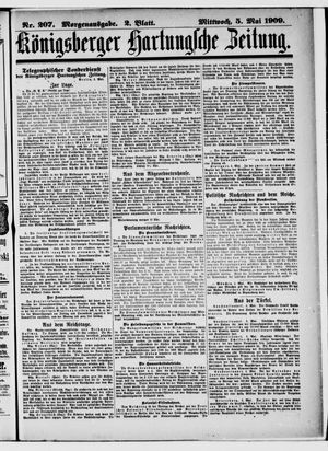 Königsberger Hartungsche Zeitung vom 05.05.1909