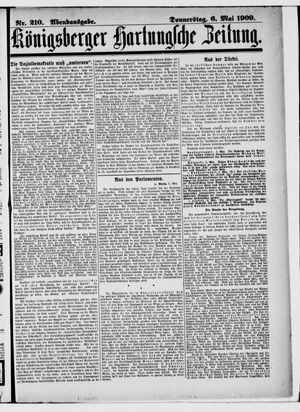 Königsberger Hartungsche Zeitung vom 06.05.1909