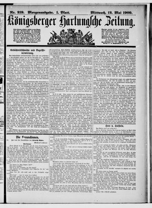 Königsberger Hartungsche Zeitung vom 12.05.1909
