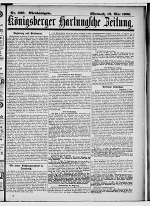 Königsberger Hartungsche Zeitung vom 12.05.1909
