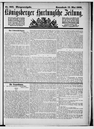 Königsberger Hartungsche Zeitung vom 15.05.1909