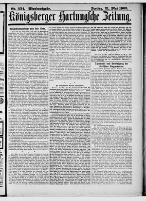 Königsberger Hartungsche Zeitung vom 21.05.1909