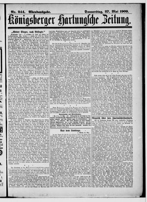 Königsberger Hartungsche Zeitung vom 27.05.1909