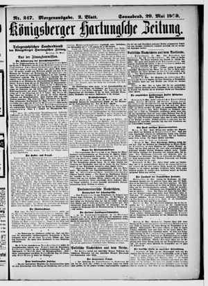 Königsberger Hartungsche Zeitung vom 29.05.1909