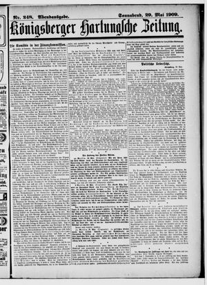 Königsberger Hartungsche Zeitung vom 29.05.1909