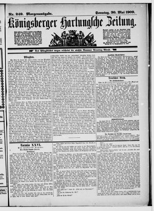 Königsberger Hartungsche Zeitung vom 30.05.1909