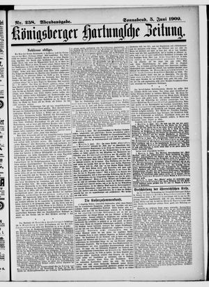 Königsberger Hartungsche Zeitung vom 05.06.1909