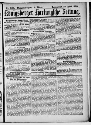 Königsberger Hartungsche Zeitung vom 12.06.1909