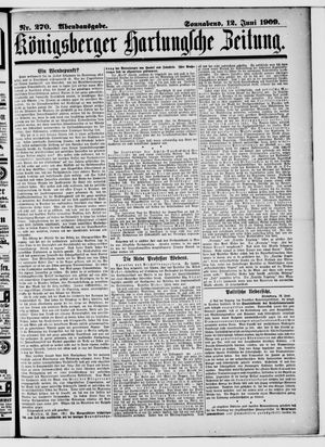 Königsberger Hartungsche Zeitung vom 12.06.1909