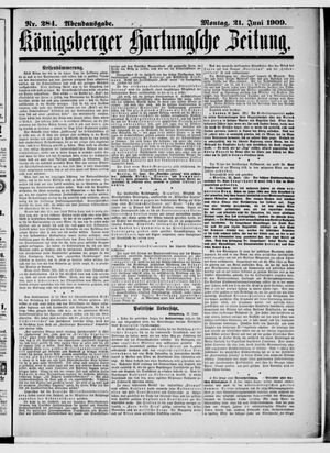 Königsberger Hartungsche Zeitung vom 21.06.1909
