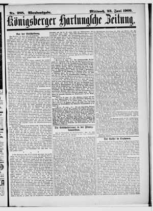 Königsberger Hartungsche Zeitung vom 23.06.1909