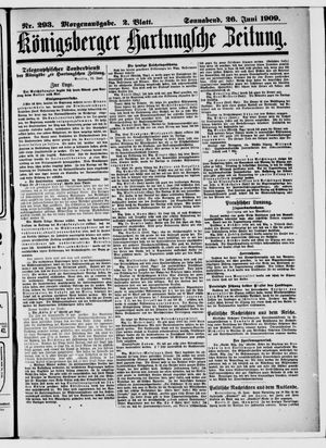 Königsberger Hartungsche Zeitung vom 26.06.1909