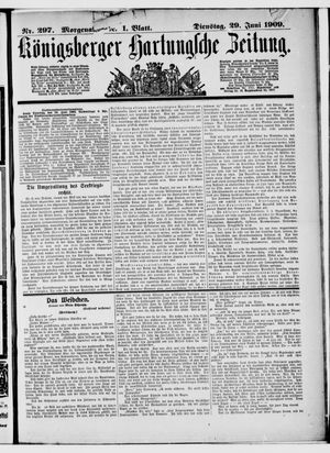 Königsberger Hartungsche Zeitung vom 29.06.1909