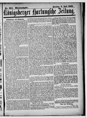 Königsberger Hartungsche Zeitung vom 02.07.1909