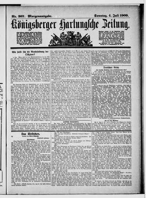 Königsberger Hartungsche Zeitung vom 04.07.1909
