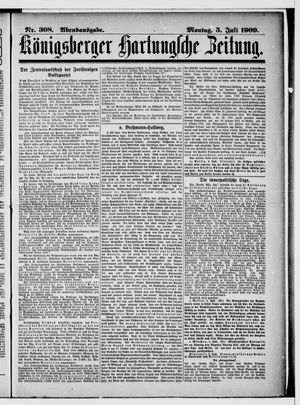 Königsberger Hartungsche Zeitung vom 05.07.1909