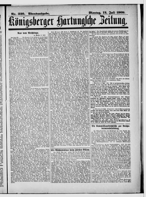 Königsberger Hartungsche Zeitung vom 12.07.1909