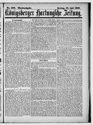 Königsberger Hartungsche Zeitung vom 16.07.1909