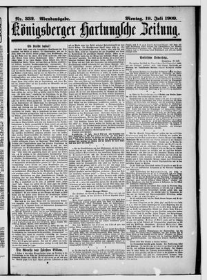 Königsberger Hartungsche Zeitung vom 19.07.1909