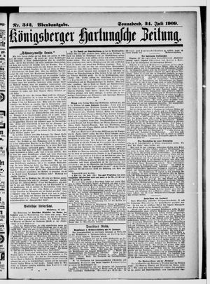 Königsberger Hartungsche Zeitung vom 24.07.1909