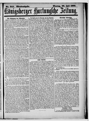 Königsberger Hartungsche Zeitung vom 26.07.1909