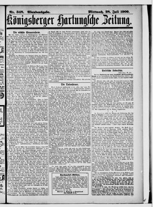 Königsberger Hartungsche Zeitung vom 28.07.1909