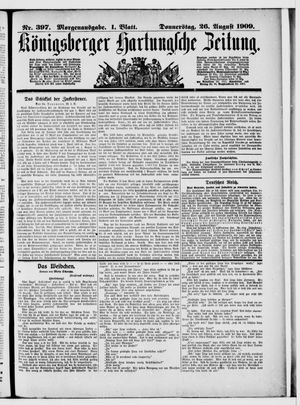 Königsberger Hartungsche Zeitung vom 26.08.1909