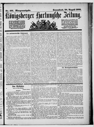 Königsberger Hartungsche Zeitung vom 28.08.1909