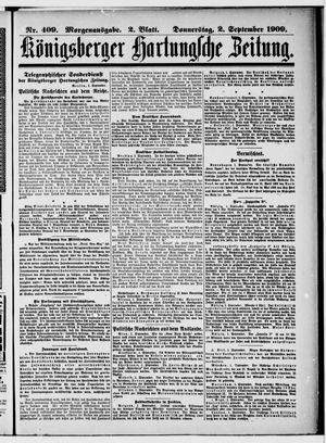 Königsberger Hartungsche Zeitung vom 02.09.1909