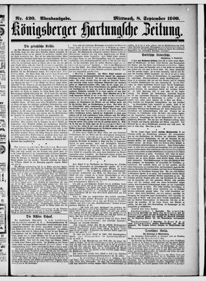 Königsberger Hartungsche Zeitung vom 08.09.1909