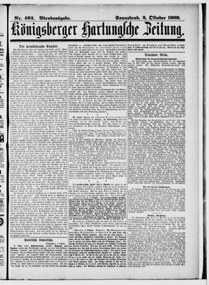 Königsberger Hartungsche Zeitung vom 02.10.1909