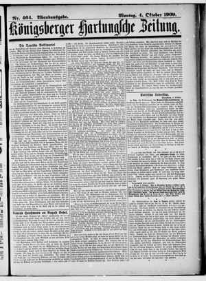 Königsberger Hartungsche Zeitung vom 04.10.1909